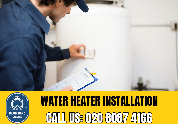 water heater installation Palmers Green